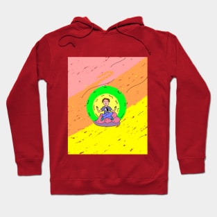 The Meditator, without fish Hoodie